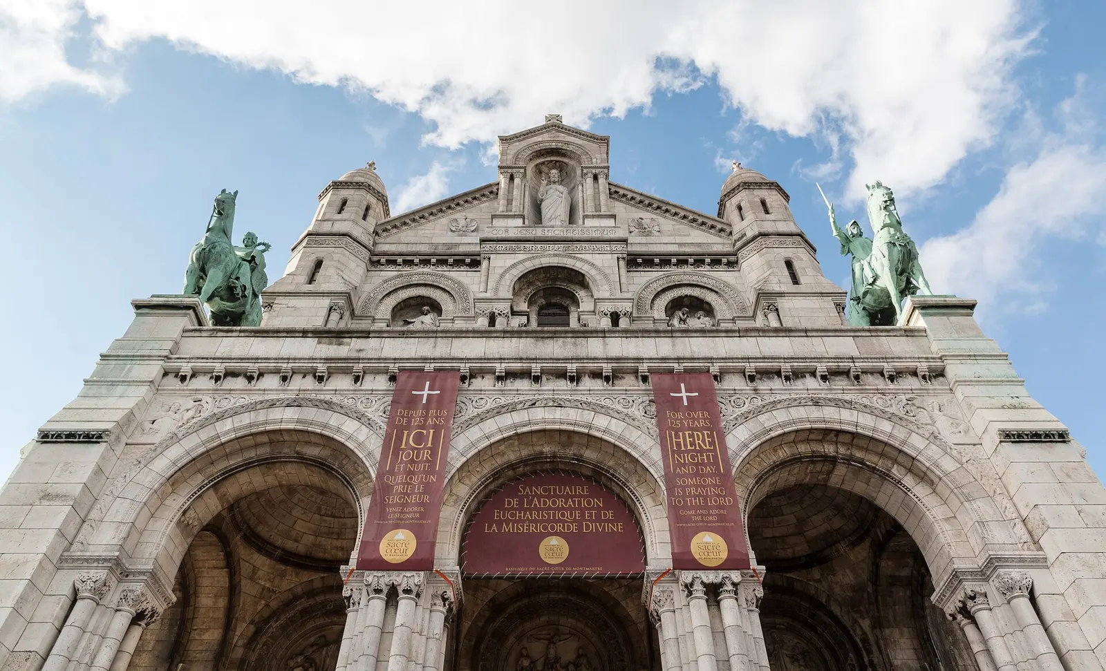 Sacre-Coeur Basilica on top of Montmartre